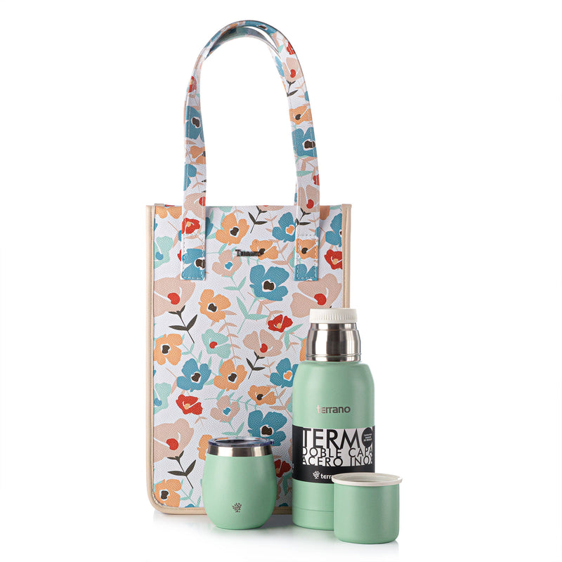Cargue la imagen en el visor de la galería, Kit Matero Terrano Termo 750ml + Mate + Matera