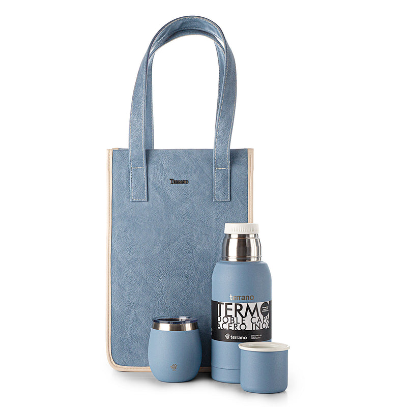 Cargue la imagen en el visor de la galería, Kit Matero Terrano Termo 750ml + Mate + Matera