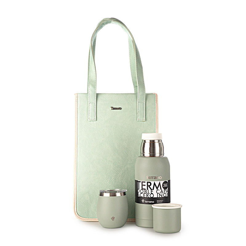 Cargue la imagen en el visor de la galería, Kit Matero Terrano Termo 750ml + Mate + Matera