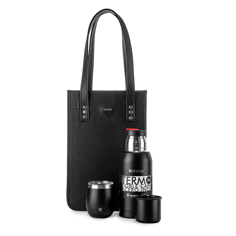 Cargue la imagen en el visor de la galería, Kit Matero Terrano Termo 750ml + Mate + Matera