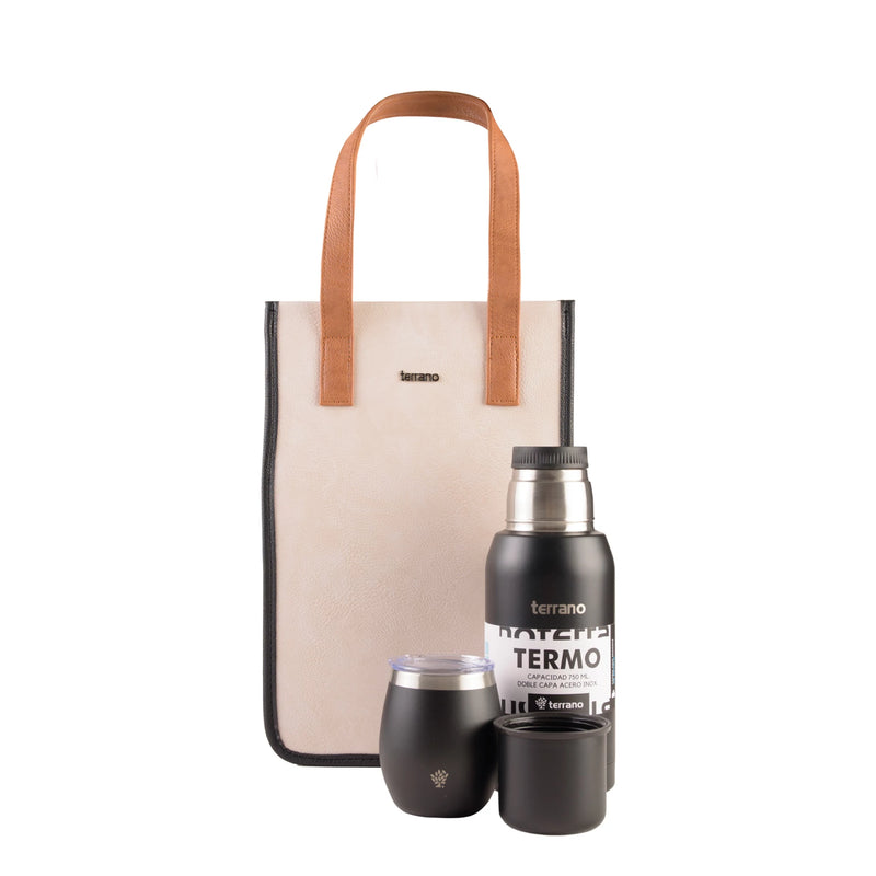 Cargue la imagen en el visor de la galería, Kit Matero Terrano Termo 750ml + Mate + Matera
