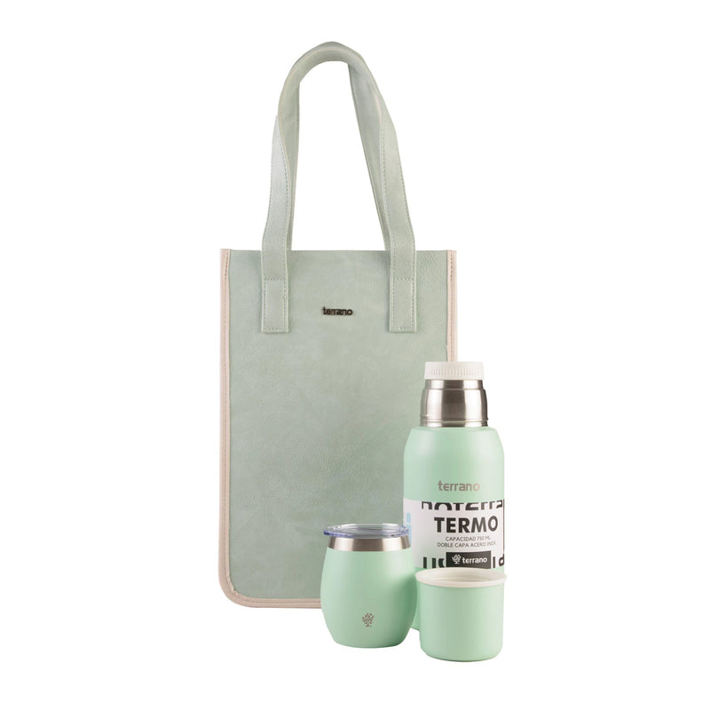 Cargue la imagen en el visor de la galería, Kit Matero Terrano Termo 750ml + Mate + Matera