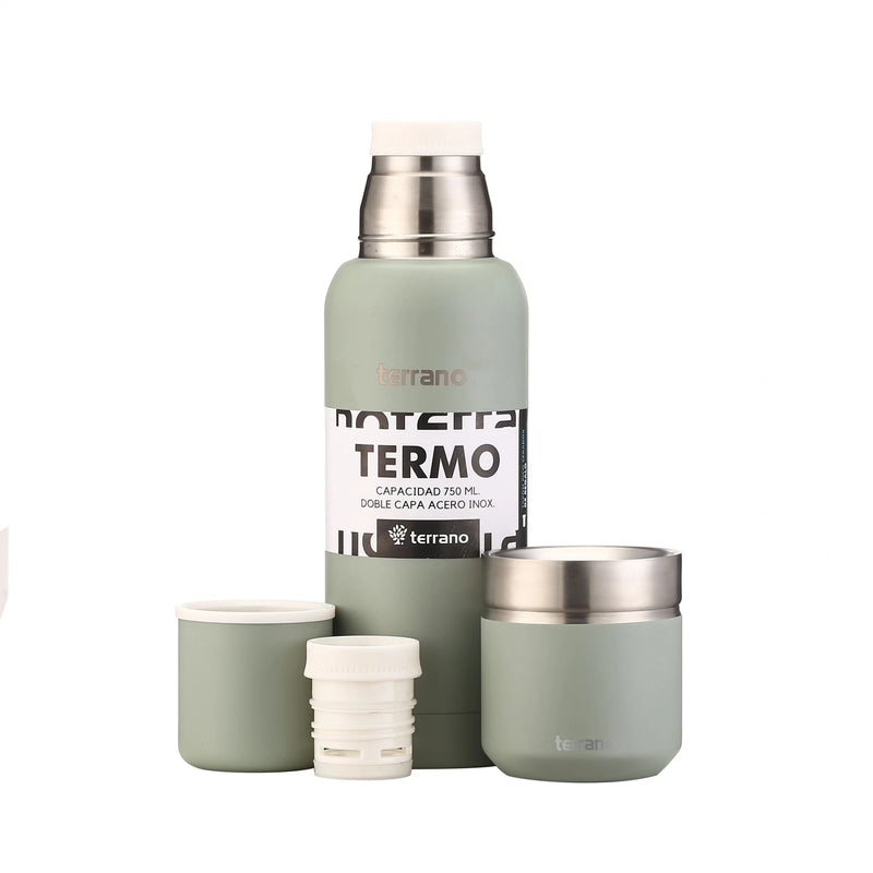 Cargue la imagen en el visor de la galería, Kit Matero Terrano con Termo Premium 750ml + Mate Folkie