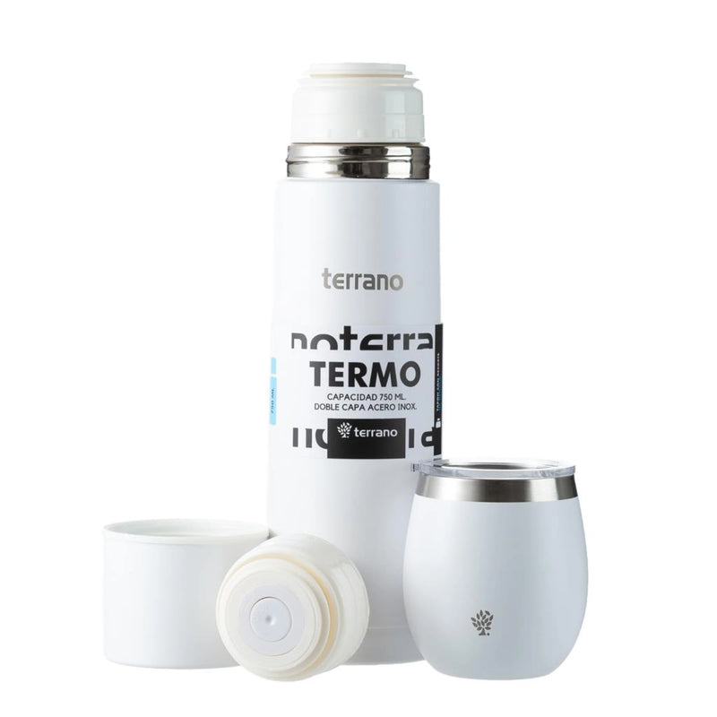Cargue la imagen en el visor de la galería, Kit Matero Terrano con Termo Bala 750ml + Mate con tapa