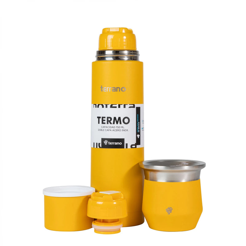 Cargue la imagen en el visor de la galería, Kit Matero Terrano con Termo Bala 750ml + Mate Flap