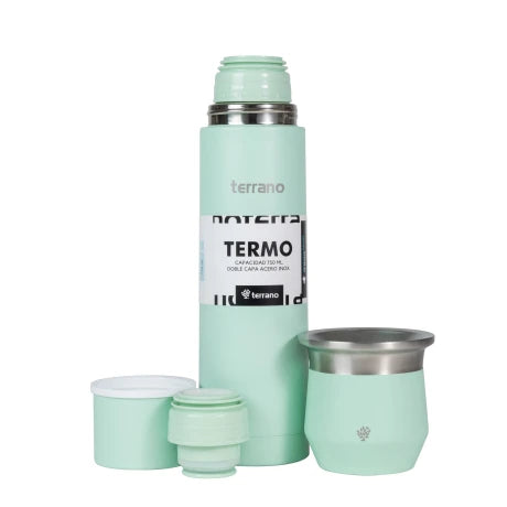 Kit Matero Terrano con Termo Bala 750ml + Mate Flap