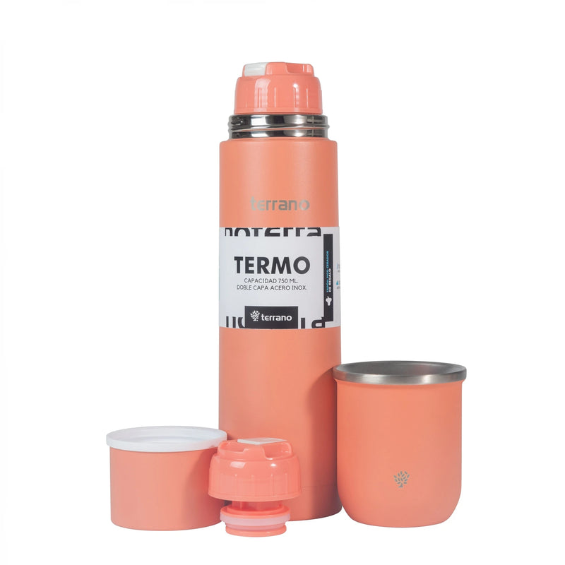 Cargue la imagen en el visor de la galería, Kit Matero Terrano con Termo Bala 750ml + Mate Sicilia
