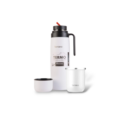 Kit Matero Terrano con Termo manija 1lt + Mate Sicilia