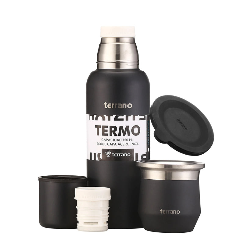 Cargue la imagen en el visor de la galería, Kit Matero Terrano con Termo Premium 750ml + Mate Flap
