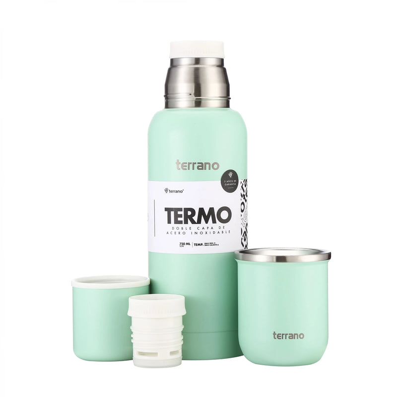 Cargue la imagen en el visor de la galería, Kit Matero Terrano con Termo Premium 750ml + Mate Sicilia
