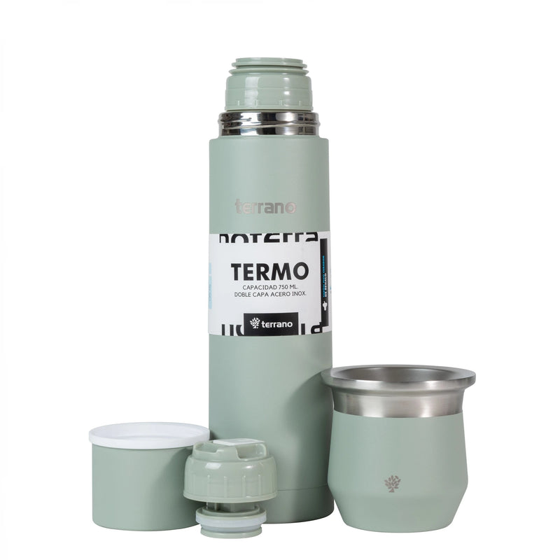 Cargue la imagen en el visor de la galería, Kit Matero Terrano con Termo Bala 750ml + Mate Flap
