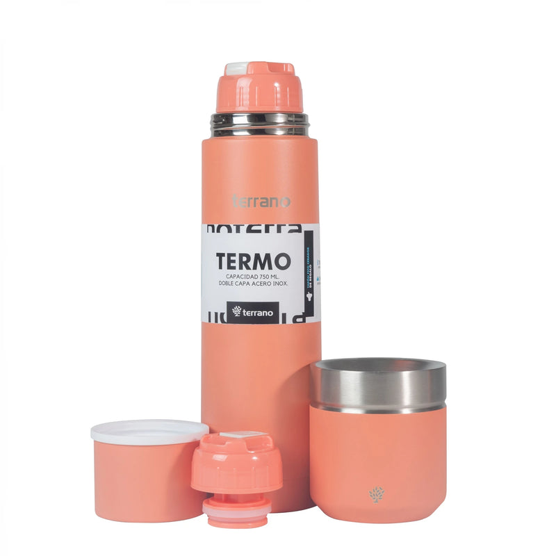 Cargue la imagen en el visor de la galería, Kit Matero Terrano con Termo Bala 750ml + Mate Folkie
