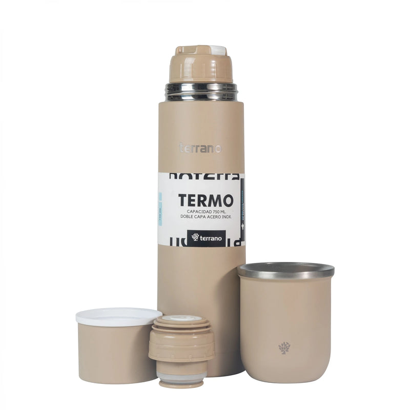 Cargue la imagen en el visor de la galería, Kit Matero Terrano con Termo Bala 750ml + Mate Sicilia
