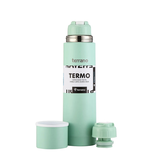 Kit Matero Terrano con Termo Bala 750ml + Mate Sicilia